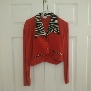Menu Red Blazer